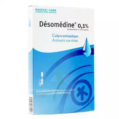 Desomedine 0,1 % Collyre Sol 10fl/0,6ml à ANNECY