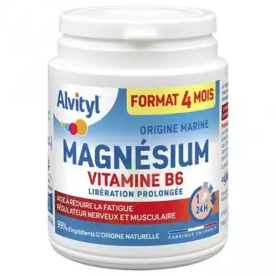 Alvityl Magnésium Vitamine B6 Libération Prolongée Comprimés Lp Pot/120 à Annecy